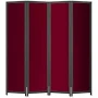 Forbes Industries 7850 72-1/2 Inch Width Mobile Partition with Steel Frame | Commercial Restaurant Supply