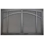 Superior Textured Iron Arched Screen Door - ASD3224-TI