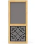 Belle Wood Screen Door (Door Width: 32-in, Insert Color/Finish: White)