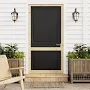 Ark Design Single Universal 2 Lite Paneled Railing Style Hinged Screen Door