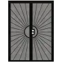 Ark Design 64 in. x 80 in. Universal/Reversible Hinging Security Door