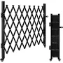 Folding Security Gate Stainless Steel Folding Door Gate Driveway Gate Flexible Expanding Fence Gate Retractable Fence Outdoor Barricade Scissor Gate
