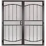 RELIABILT Gibraltar 81 Steel Universal/Reversible Surface Mount Double Security Screen Door