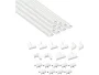 D-Line Half Round Cord Hider, Patented Cable Cover, Hide TV Wall Mount Wires, Raceway for Cords, Decorative Wire Covers, Paintable, Adhesive Cable Con