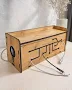 Handmade Oak Cable Management Box With Lid