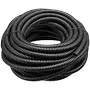 10 x PP Flexible Corrugated Conduit Tube for Garden,Office Black. Uxcell