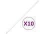 vidaXL Cable Management Cover White PVC