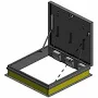 Milcor 4'0" x 4'0" Single Leaf Ladder Access Hatch