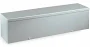 WIEGMANN 4"H x 12"W x 4"D Metallic Wiring Trough Gray | Carbon Steel | Knockouts Yes | Screws