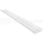 Cobia Galvanized Mesh & Powder Coated Cable Trays & Accessories Straight Section / Zinc Coated Galvanized Steel / 2" H x 12" W x 9.84' L