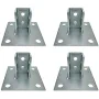 4 Pack 4 Hole Post Base Channel
