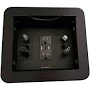 Cable Well 2 HDMI and 2 Cat6 Retracting Cables, 2 Power, 3 USB, Black