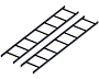 ICC Ladder Rack Runway 5Ft 2pk No Splice
