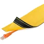 ELECTRIDUCT Carpet Cable Cover, 25 ft L, 4 in W, 1 Channel, Nylon, Yellow, DRN4.00-25-YL