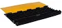 Cable Tray - Cover Guard - 5 Channel - Heavy Duty Rubber - Joinable 80cm Lengths