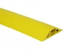 Flexiduct Floor Cord Cover - 0.5" Channel - 25 Ft Length - Split Bottom - Yellow