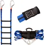 Boat Steel Rope Ladder for Adults and Kids | 5 Step | 2 Heavy Duty Hooks, Por | Unbranded | Steel