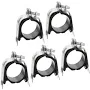 Unique Bargains 5pcs Rubber Cushion Strut Clamp