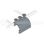 Middle Atlantic Cable Ladders CL Series Accessories Cable Ladder Side Drop, 1 Spool Included / 5"