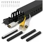 Afoxsos H1.4 in W1.6 in Cable Management Raceway Kit