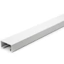 1-5/8" x 13/16" Solid Strut Channel 18" - White Powder Coat/Paint