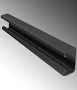 Calpipe PV0000B22SH 1-5/8" PVC Coated Galvanized Rigid Channel Strut, Slotted Standard