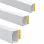 Electrical Mini Trunking 16x16 Self Adhesive 3M Length Conduit White - 3 PACK