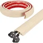 4ft D Cord Cover Floor W0.6" X H0.33" Hide Cable Wire Covers Wood