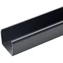 6' x 1" x 1" Black LF PVC Solid Wall Wiring Duct