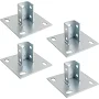 KIWDZFU Galvanized Steel Square Mount