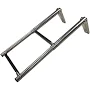 Stainless Steel Over Platform Telescoping Boat Ladder 2 Steps 2 Steps LA01-2
