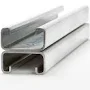 1-5/8" x 1-5/8" Back-to-Back Strut Channel with Short Slots 5 ft. - Pre-Galvanized