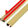 Stainless Steel Management Raceway Of Cables, 3-pack 39.37in Metal