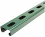 Strut Channel - Slotted: Steel, Painted, 14 ga Gauge, 1 ft Overall Lg, Green Model: FS-500SS GR 12.00