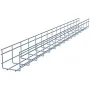 ShowMeCables Wire Mesh Cable Tray 4"D x 4"H x 5ft. 2pk