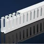 Iboco T11010W Wire Duct White Wide Finger 1"W x 1"H