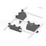 Middle Atlantic Cable Ladders CL Series Accessories Cable Ladder Side Drop, 3 Spools Included / 8"