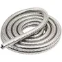 Skypro 10mm 304 Stainless Steel Corrugated Pipe Wire Line Cable Conduit Protect Hose Tube Length 3 Meter