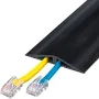 Checkers 10 ft. 2-Channel Rubber Duct Internet Cable Protector
