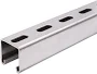 Surprecision Metal Strut Channel with Slotted Back 300mm/11.81" 304 Stainless Steel U Channel 1 Pcs Framing Steel Channel