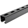 1-5/8" x 1-5/8" Strut Channel with Short Slots 53" - Black E-Coat/Paint