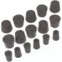 Frey Scientific Rubber Stoppers - Solid - Size #000 | Durability