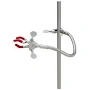Cole-Parmer Ultra Flex Support with Lab Frame Connector, 12" Arm Length