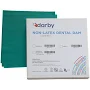Polyisoprene Dental Dams, 6" x 6", Medium, 15/Box, Green