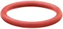 Red - VMQ Silicone - 70A Durometer - Size 357