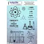 Chemistry Lab A5 Red Rubber Stamp By Kay Halliwell-Sutton
