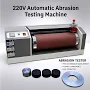 220v Auto Abrasion Testing Machine Rubber Tire Leather Wear Resistance