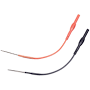 2 Pieces Multimeter Test Leads Terminal Cable Rubber Flexible Antislip